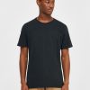 Herren Knowledge Cotton Apparel | Knowledge Cotton Apparel Regular Fit Basic Tee Black Jet | Xxl